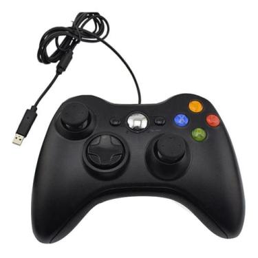 Imagem de Controle Compativel Com Xbox 360 E Pc Com Fio Joystick - Alinee