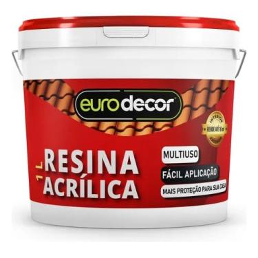 Imagem de Resina Acrílica Incolor Base D'agua Acetinado E Brilhante 1KG