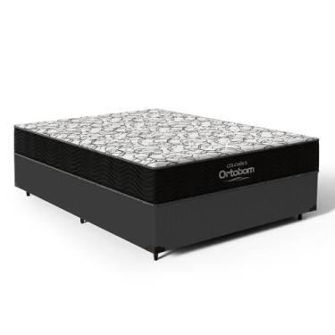 Imagem de Cama Box com Colchão de Espuma D45 Ortobom Airtech 150 Casal 138cm, Pr
