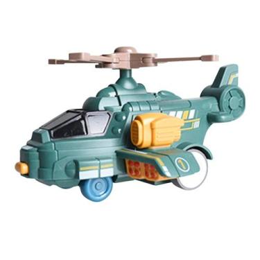 Imagem de Helicóptero de deformação de colisão inercial transformado em um avião