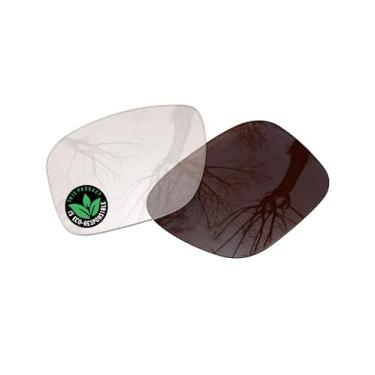 Imagem de Raydi Lentes de reposição de policarbonato para óculos de sol RayBan Meta Wayfarer RW4006 50 mm - marrom fotocromático não - polarizado, antiluz azul