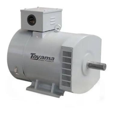 Imagem de Alternador De Energia Toyama Ta12.4cs2 12,4kva Monofasico 110V 220V