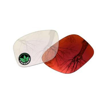 Imagem de Raydi Lentes de reposição de policarbonato para óculos de sol RayBan Meta Wayfarer RW4006 50 mm - Eclipse Red Photochromic - Não polarizado