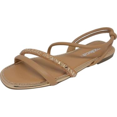 Imagem de Sandália Feminina Rasteira Conforto Moderna Casual Moleca