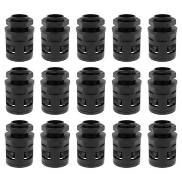 Imagem de Briny River 15 peças AD21.2 Conector de tubo corrugado Glândula de cabo M20 Braçadeiras de junta de tubo para conduíte flexível de diâmetro externo de 20 mm
