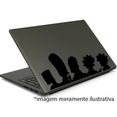 Imagem de Adesivo Para Notebook Família Simpson