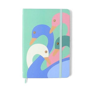 Imagem de Caderneta capa dura 1/8 pautado 160 fls Pedalinho Cicero