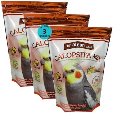 Imagem de Alcon club calopsita mix 550g kit com 3