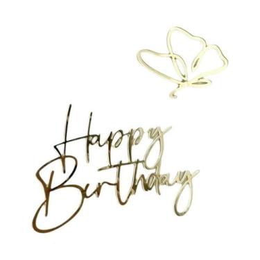 Imagem de Topo De Bolo De Aniversário Princesa Menina Linda Com Laço Estrelas Ar