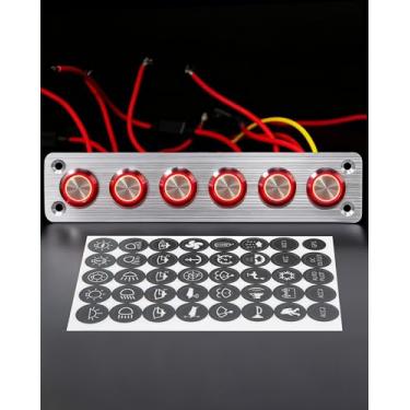 Imagem de Painel escovado vermelho 6SPB