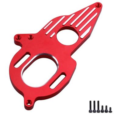 Imagem de Suporte de motor de alumínio para Arrma Granito Mega Typhon/Big Rock/Senton 3S Outcast/Kraton 4S Modelos RC Carro Monster Truck Buggy Substituição (Vermelho)