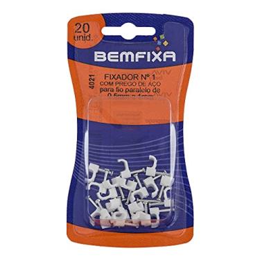 Imagem de Fixador para Fio Paralelo com Prego de Aço Nº 1 com 20 Unidades-BEMFIXA-4021