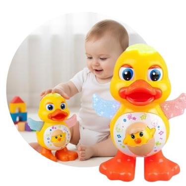 Imagem de Patinho Musical Dançante, Brinquedo Infantil com Luzes, Sons e Movimento, Desenvolve os Sentidos e a Criatividade