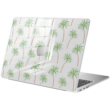 Imagem de BlHMCASE Compatível com MacBook Pro 14 polegadas 2025-2021 M4 M3 M2 M1 A3112 A3185 A3401 A2918 A2992 A2779 A2442, capa rígida protetora de palmeira fofa para Mac Pro 14