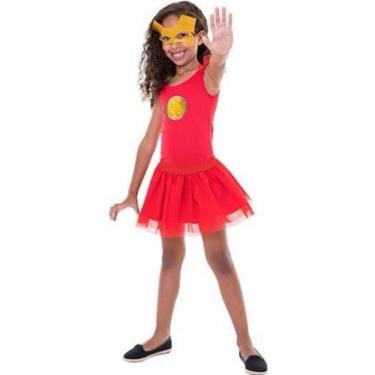 Imagem de Fantasia Infantil Heroína Menina De Ferro Vingadores