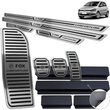 Imagem de Pedaleira Manual Soleira Descans Preto Fox Comfortline 14 20