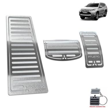 Imagem de Descanso Pedaleira Mitsubishi Pajero Sport 2019 A 2021 Prata