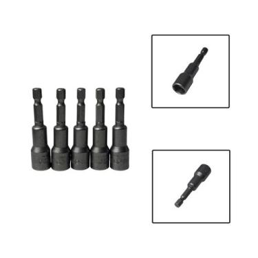 Imagem de Jogo Soquete Sextavado 3/8X65mm Cromo Vanádio 5 pçs - Rayco