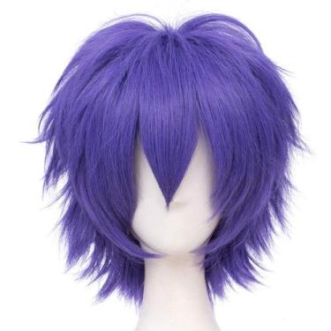 Imagem de Peruca LABEAUTÉ Max Beauty, curta, anime, cosplay e boné
