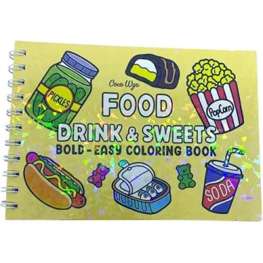 Imagem de Livro de colorir Antistress com capa holográfica (AMARELO)