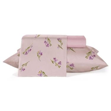 Imagem de Jogo de cama TEKA Crystal Casal c/ 4pç 120 Fios 100% Algodão