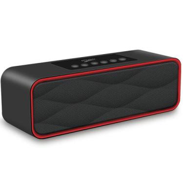 Imagem de Alto-falante estéreo Bluetooth i-Tentek portátil 10W com rádio FM