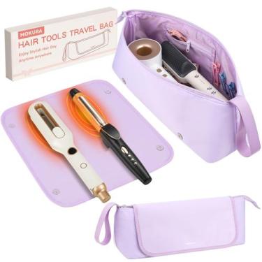 Imagem de Bolsa de viagem Hair Tools MOKURA Hot com tapete resistente ao calor, 