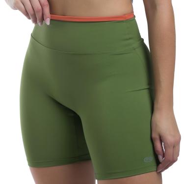 Imagem de Shorts Feminino My Fitness Básico Army Green/Topaz | Marcio May Sports