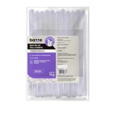 Imagem de Cola Silicone Bazze Bastão Grossa Pacote 1Kg
