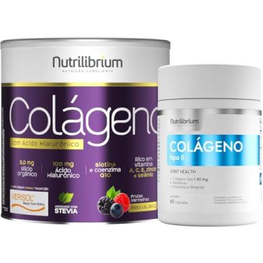 Imagem de Colágeno Verisol Ácido Hialurônico 200g + Colágeno Tipo 2 60 Caps Nutrilibrium (Único, Frutas Vermelhas)