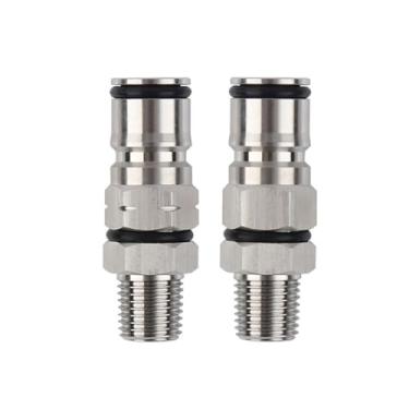 Imagem de Fabricação caseira de cerveja Corny Keg Ball Lock Post with 1/4inch 1/4" Bulkhead - Liquid and Gas kit Acessórios para vinho