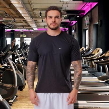 Imagem de Camiseta Plus Size Masculina Elite Dry Line Oficial, Preto, EG, Mascul