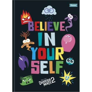 Imagem de Caderno Brochura Capa Dura Foroni Divertidamente 80 Folhas 409098-4