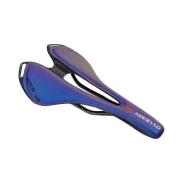 Imagem de Selim de Bicicleta Ultraleve de Couro e Fibra de Carbono - MTB e Estra