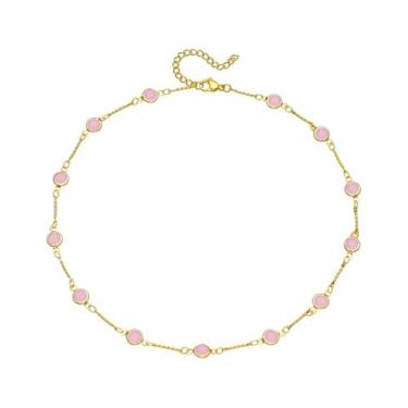 Imagem de Zurlcdye Colares turquesa para mulheres, corrente boho, em camadas, verde ocidental, contas, colares empilhados, joias, presentes, Sem Pedra Preciosa