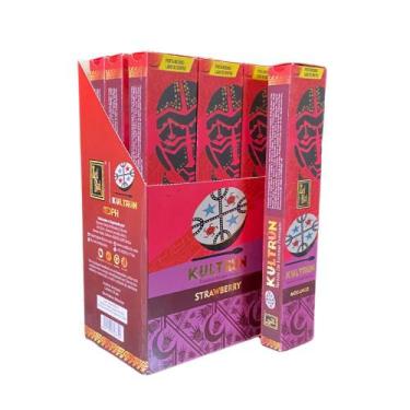 Imagem de Incenso Morango Kultrún - 15g com Mini Incensário - no-brand