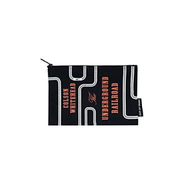 Imagem de Out of Print Bolsa com zíper The Underground Railroad by Colson Whitehead – Acessório para amantes de livros carregarem lápis e muito mais