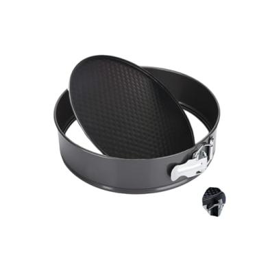 Imagem de Conjunto de 3 Formas Redondas com Fundo Removível para Bolo, Assadeiras de Metal