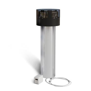 Imagem de 4ALLFAMILY Tampa USB intercambiável com coolers de tamanho grande 4ALLFAMILY Voyager, Explorer e Nomad (tampa preta Voyager)