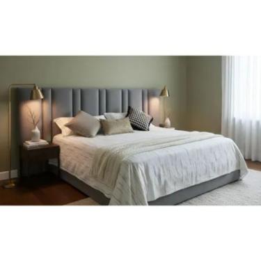 Imagem de Cabeceira Estofada Personalizada Adesiva 280 Cm X 70 Cm - Sami Comfort