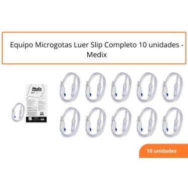 Imagem de Equipo Microgotas Luer Slip Completo 10 unidades - Medix