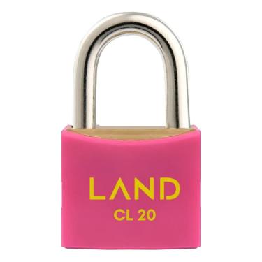Imagem de Cadeado Cl 20 Latao Preto Land Blister - Rosa Rosa