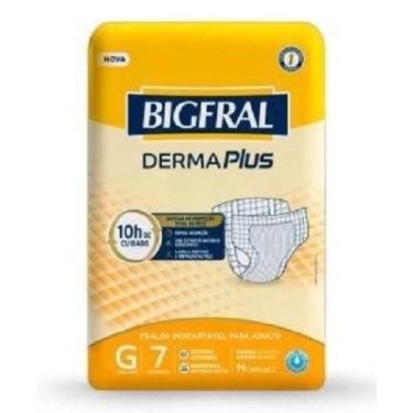 Imagem de Fralda para Incontinência Urinária Bigfral Derma Plus Tam. G  - 7 fral