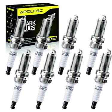Imagem de Pacote com 8 velas de ignição de irídio 4469 LFR5AIX-11 adequadas para Dodge Challenger Charger Dakota Durango Ram 1500/2500/3500, Nissan Armada nv3500 Pathfinder titan, Infiniti Hyundai Kia Jeep