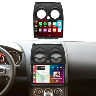 Imagem de Para rádio Nissan Rogue 2008-2013, equalizador DSP integrado Android 13 estéreo para carro com carplay sem fio Android Auto, tela sensível ao toque IPS HD de 9 polegadas, GPS, FM/RDS 26UIs Bluetooth