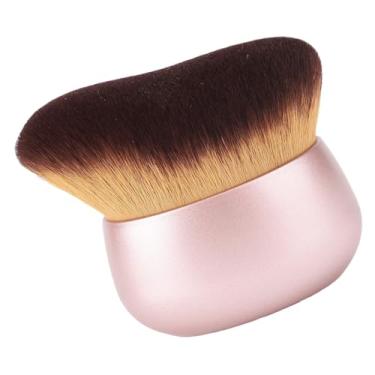 Imagem de KUIDAMOS Pincel Autobronzeador Grande, Robusto e Flexível Com Curvatura única para Resultados Profissionais Em Casa para Rosto e corpo. Ideal. Escova Autobronzeadora de Cabelo de Fibra para Namoradas (Ouro Rosa)