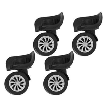 Imagem de Universal Suitcase Wheel Plastic Luggage Wheels for Suitcase Swivel Casters
