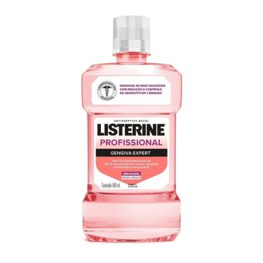 Imagem de Enxaguante Bucal Listerine Gengiva Expert Zero Álcool Menta Fresca 500ml