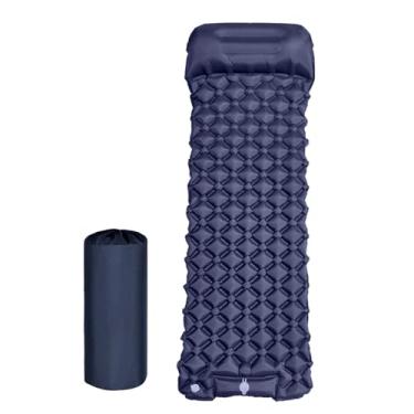 Imagem de Shakven Colchão de camping, Colchão inflável de camping - Explodir colchão de ar de acampamento almofada de dormir à prova d'água - Almofadas de acampamento dobráveis ​​para armadilha de barraca