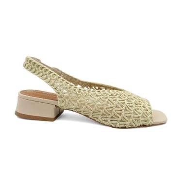 Imagem de Sandália Feminina Crochê Slingback Valentina 455050